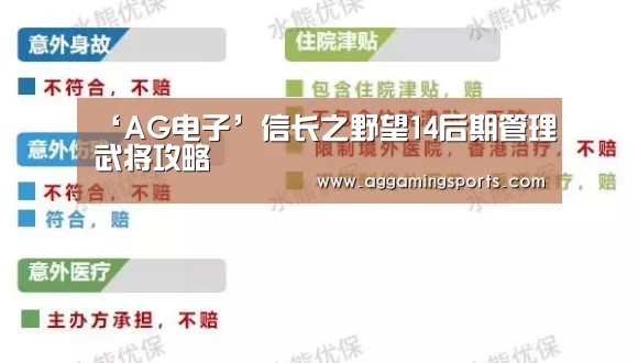 ‘AG电子’信长之野望14后期管理武将攻略(图2) AG电竞